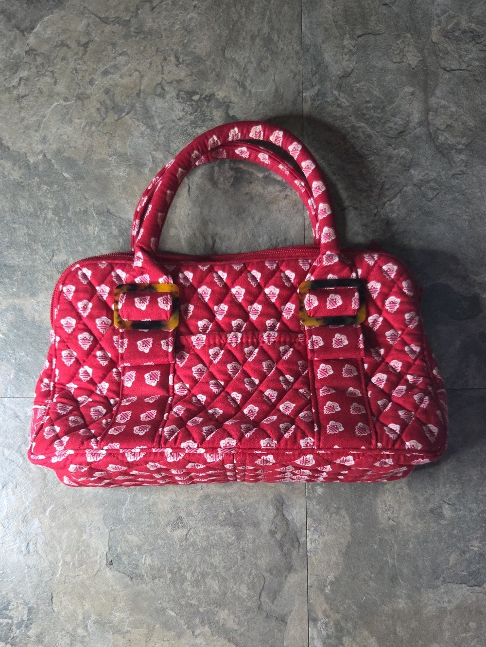 Vera Bradley Nantucket Red Handbag